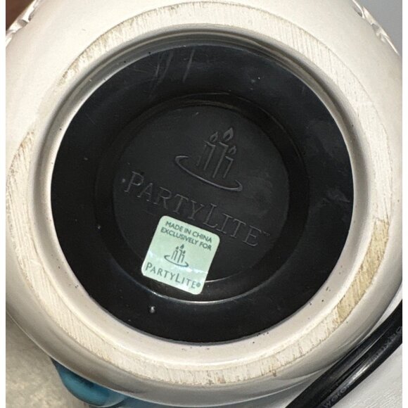 Partylite Scent Glow Snowman Ceramic Electric Wax Warmer Light-Up Stars 7" Tall - Picture 16 of 16